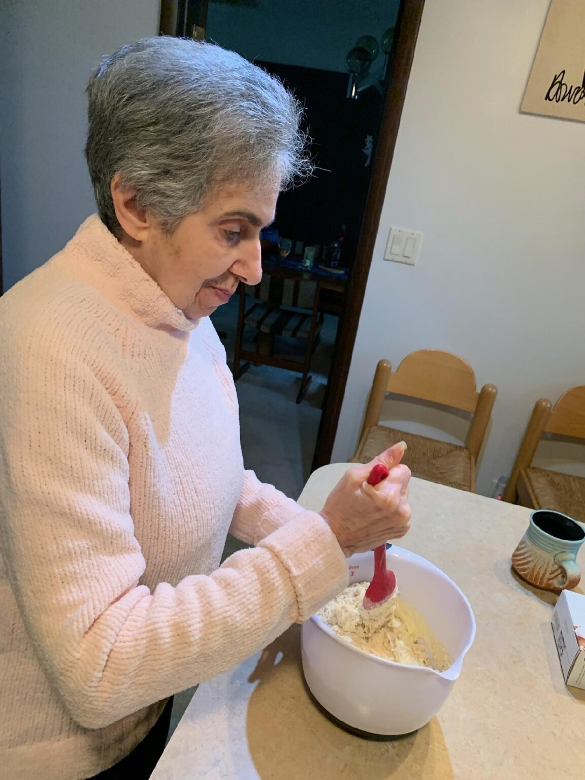 Kathy cooking